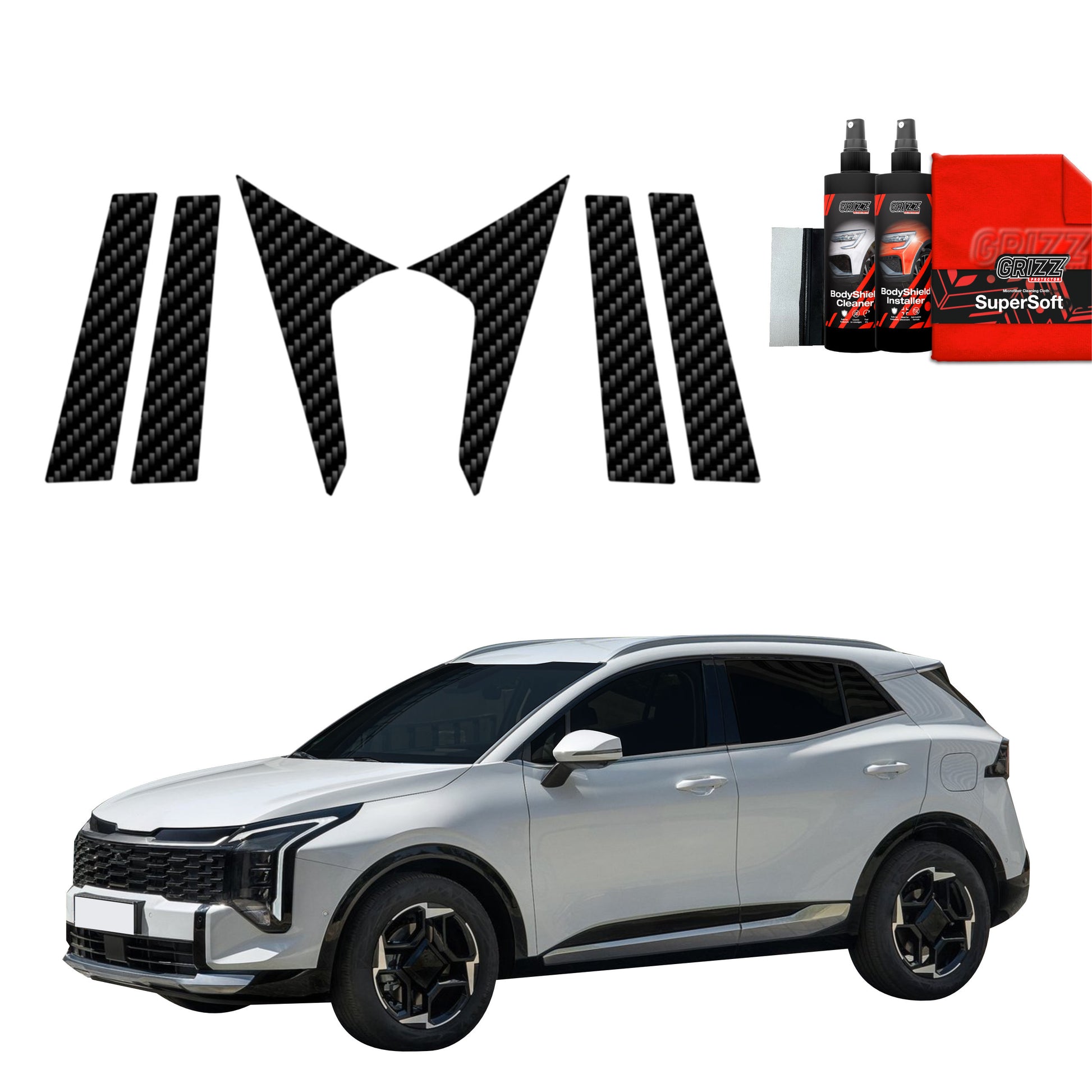 Protective film for exterior car parts – shields against scratches, chips, and scuffs