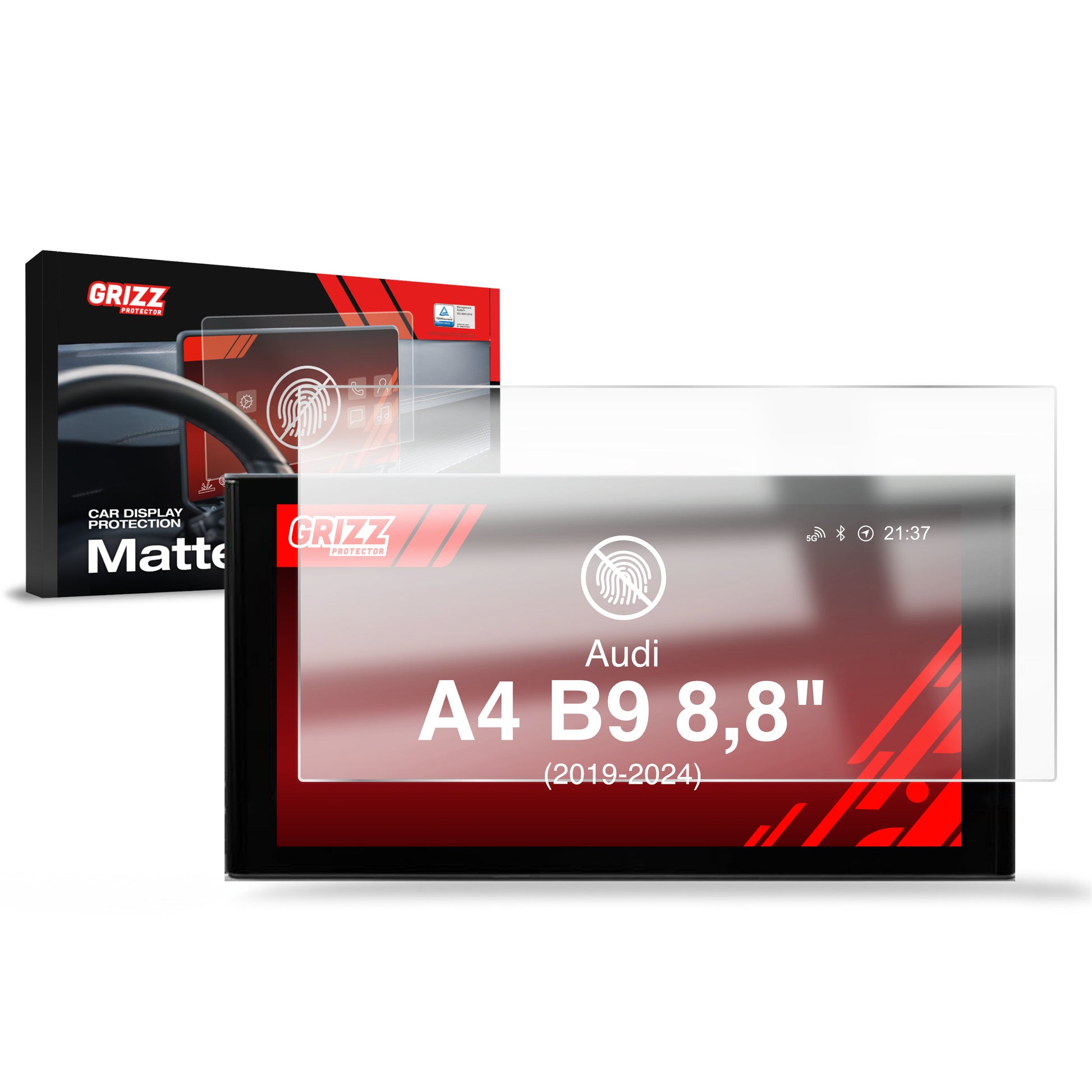 Anti-fingerprint screen protector for car touchscreen