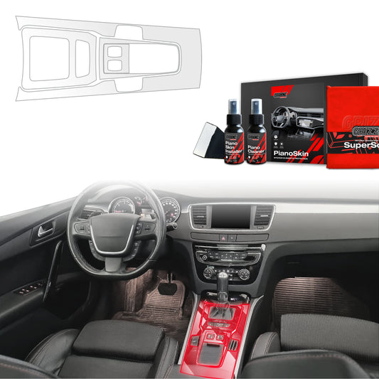 Scratch-resistant film for automotive interior elements