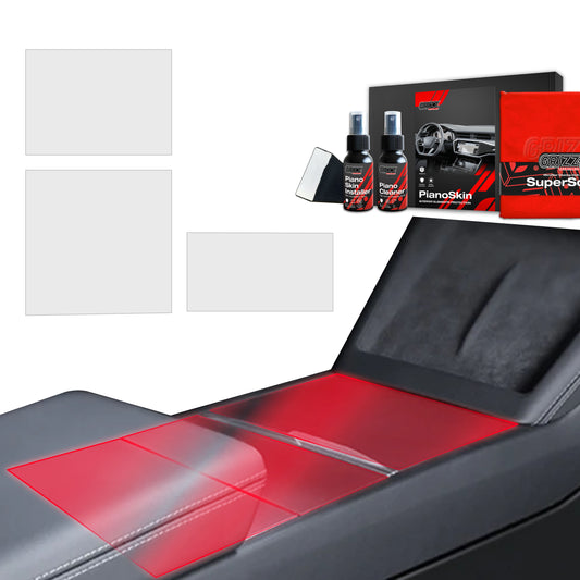 Scratch-resistant film for automotive interior elements