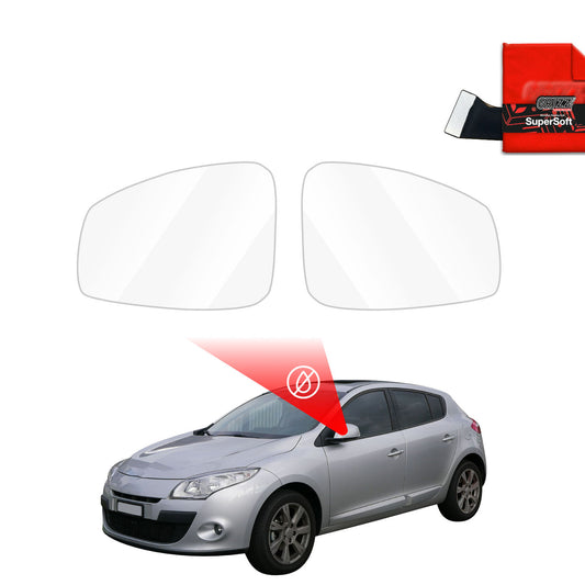 Rain protection film for exterior mirrors
