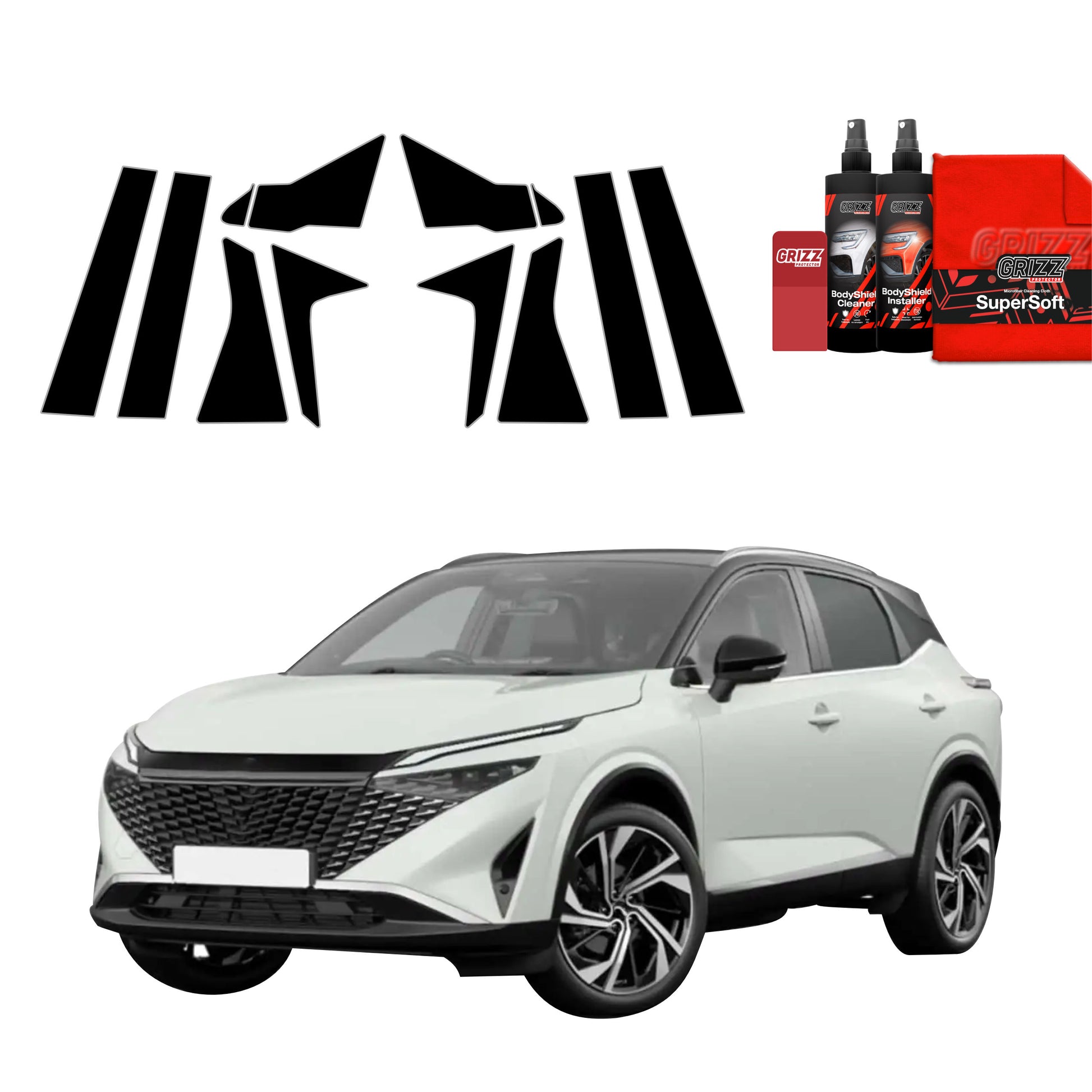 Protective film for exterior car parts – shields against scratches, chips, and scuffs