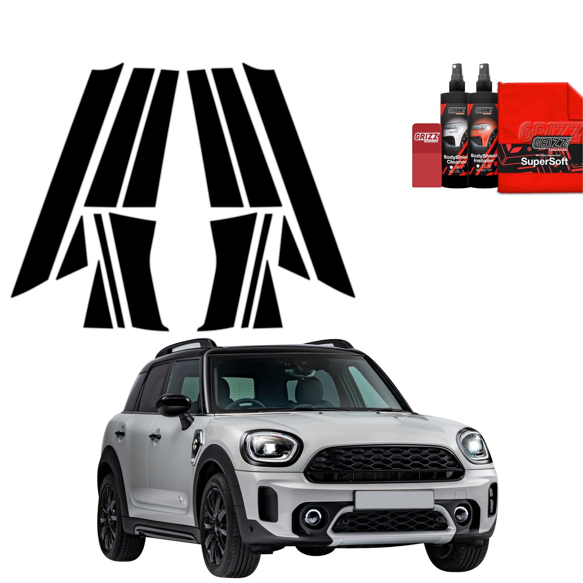 Protective film for exterior car parts – shields against scratches, chips, and scuffs