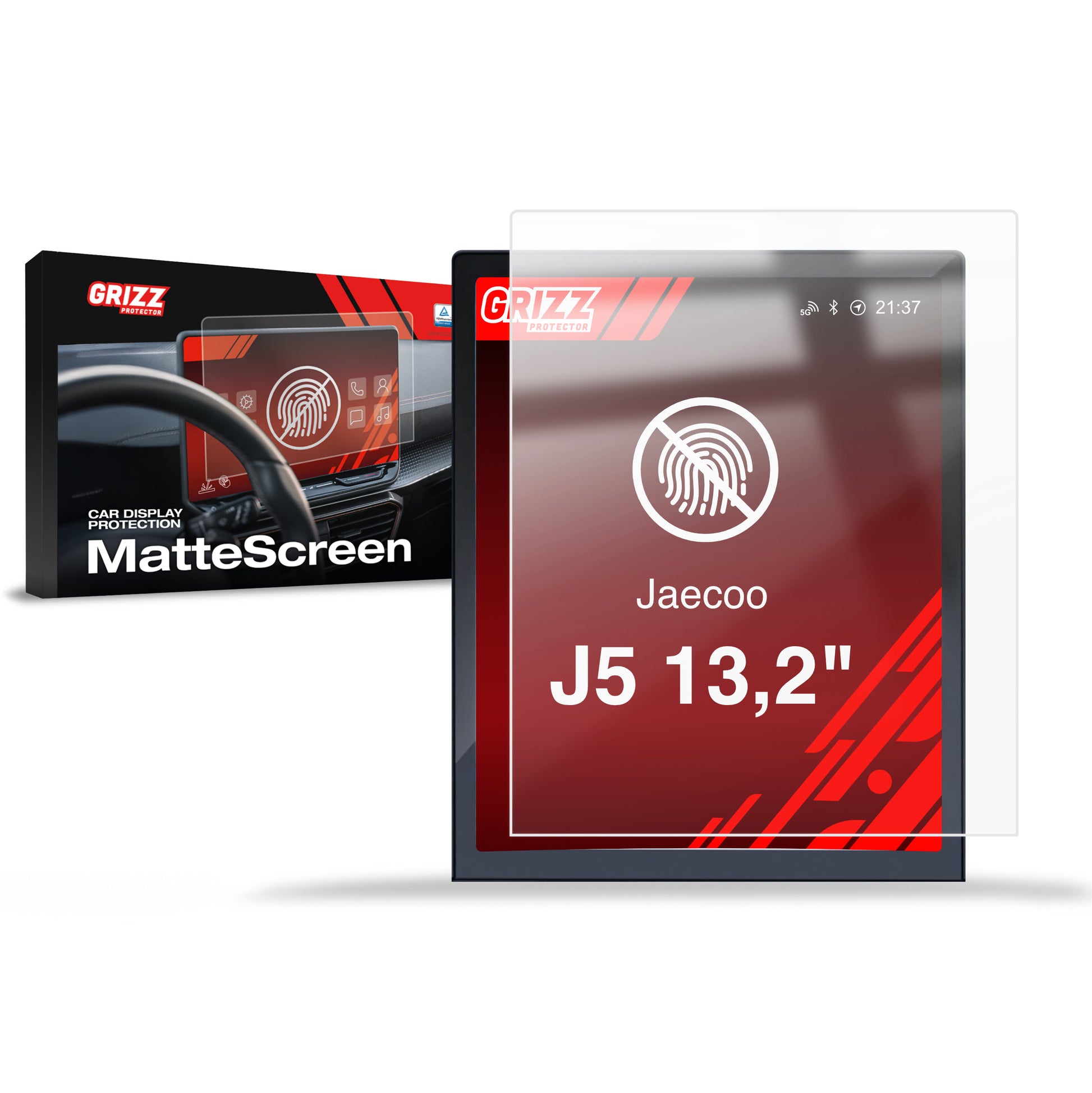 Anti-fingerprint screen protector for car touchscreen