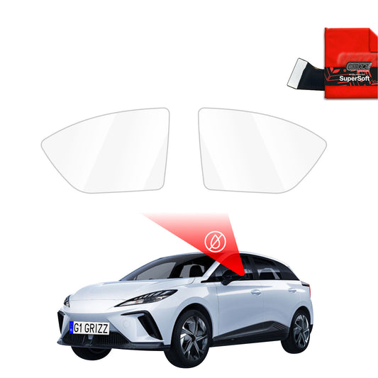 Rain protection film for exterior mirrors