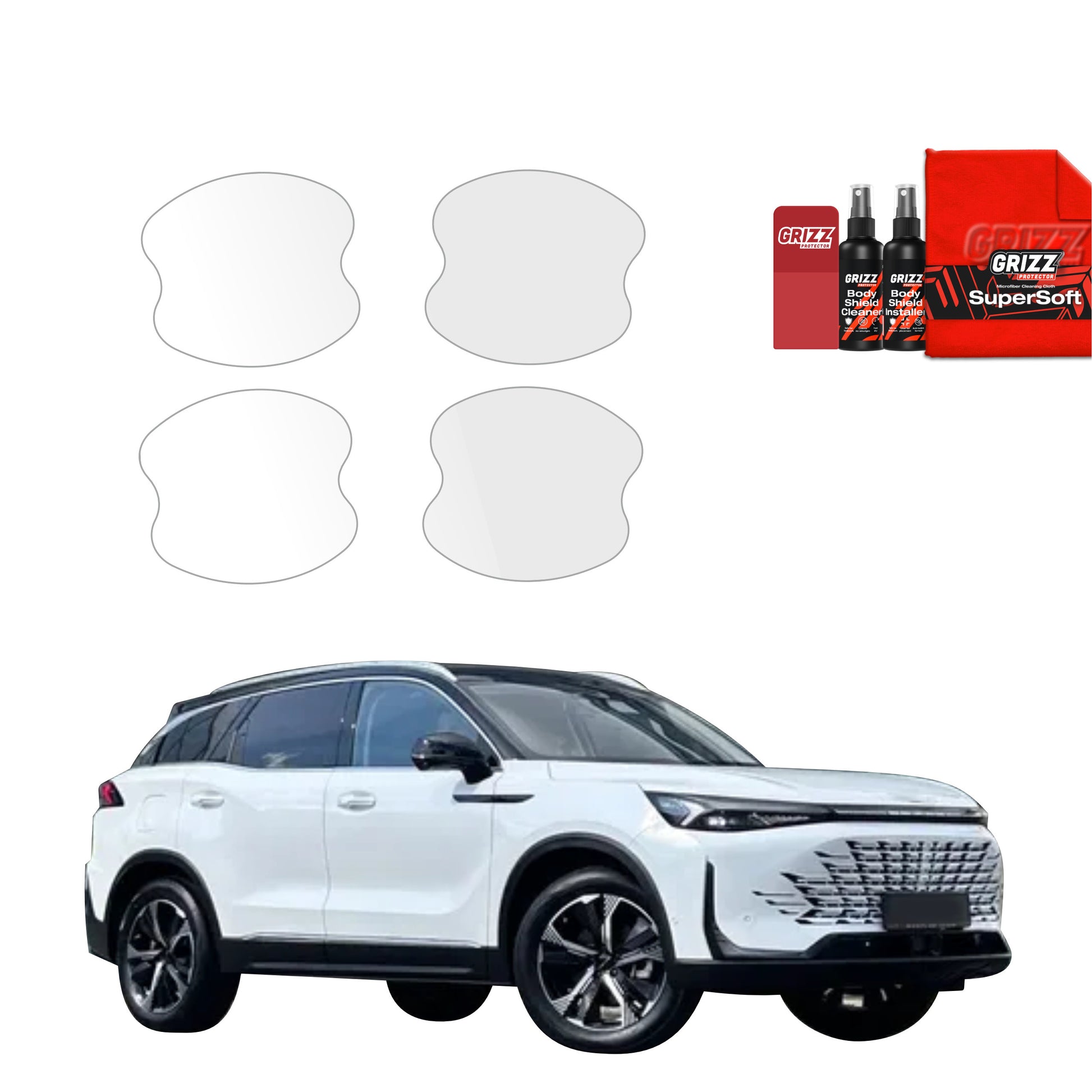 Protective film for exterior car parts – shields against scratches, chips, and scuffs