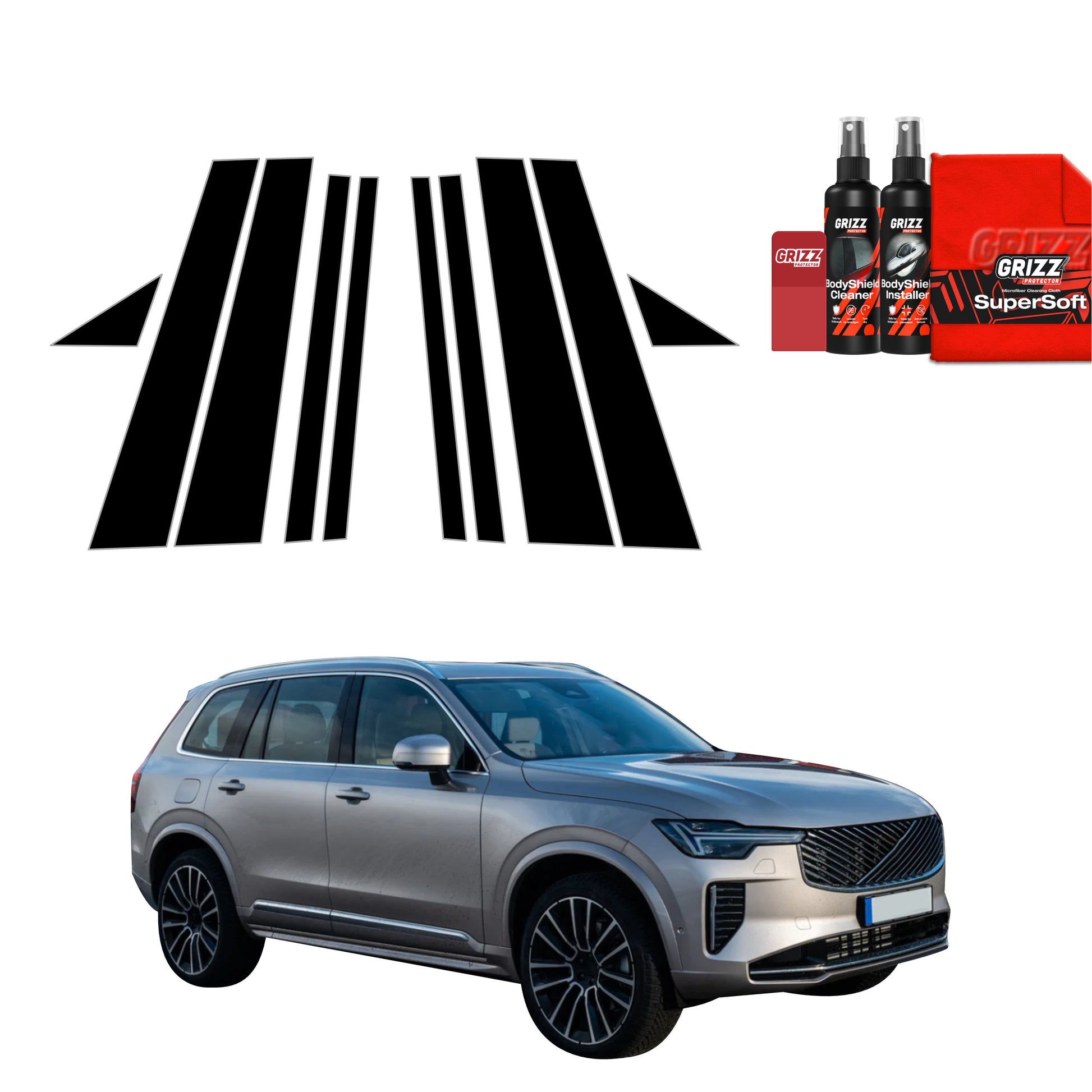 Protective film for exterior car parts – shields against scratches, chips, and scuffs