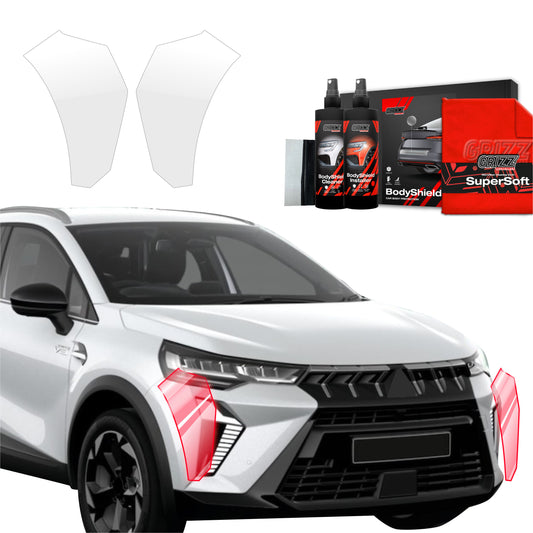 Protective film for exterior car parts – shields against scratches, chips, and scuffs