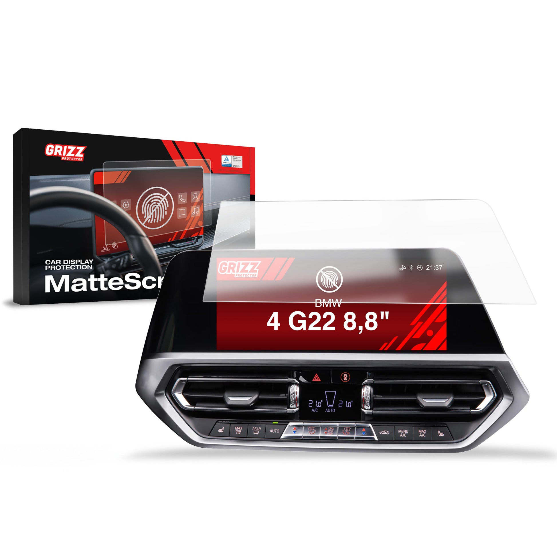 Anti-fingerprint screen protector for car touchscreen