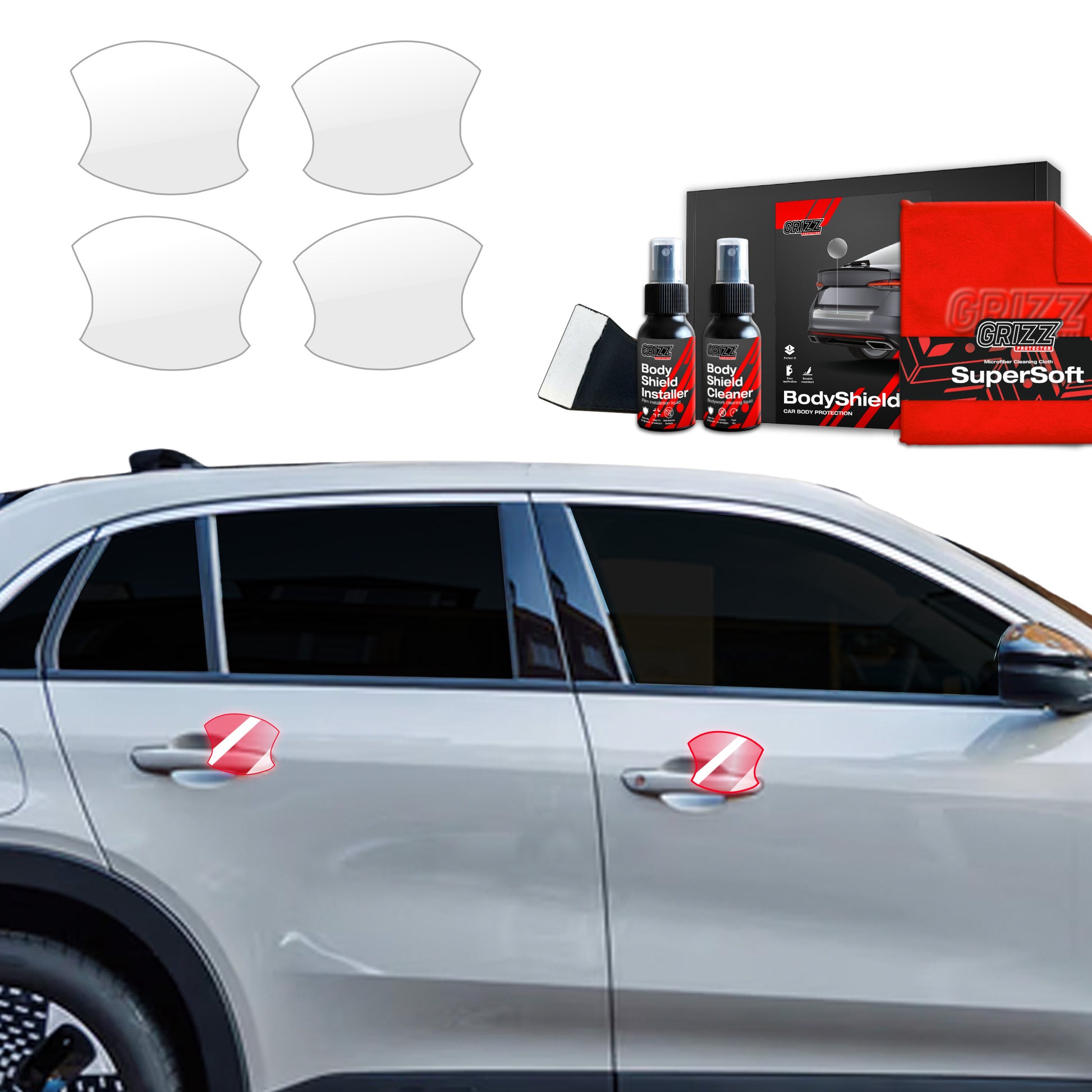 Protective film for exterior car parts – shields against scratches, chips, and scuffs