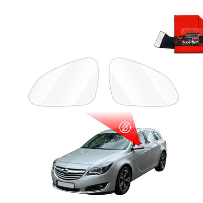 Rain protection film for exterior mirrors
