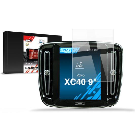 Displayschutzfolie für Volvo XC40 (2017-2026) Navi Folie, Kratzfest, Klar