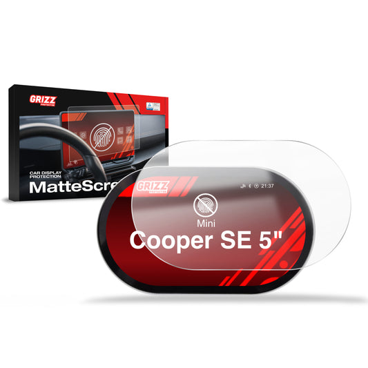 Schermbeschermfolie voor Mini Cooper SE 5" (2019-2023) vingerafdrukwerend, mat