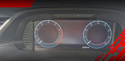 Displayschutzfolie für Skoda Octavia 4 Virtual Cockpit 10,25" (2020-2024) Anti-Fingerprint, Matt