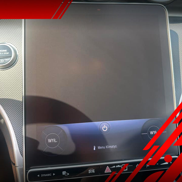 Folie de protecție 2în1 pentru ecran pentru Mercedes EQS Widescreen (2021-2026) Anti-amprentă, Mat