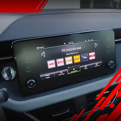 Folie de protecție pentru ecran pentru Skoda Kamiq 8,25" Bolero (2024-2026) Anti-amprentă, Mat