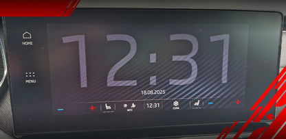 2in1 Display Protection Film for Skoda Octavia 4 10" Columbus/Bolero (2019-2024) Anti-Fingerprint, Matte