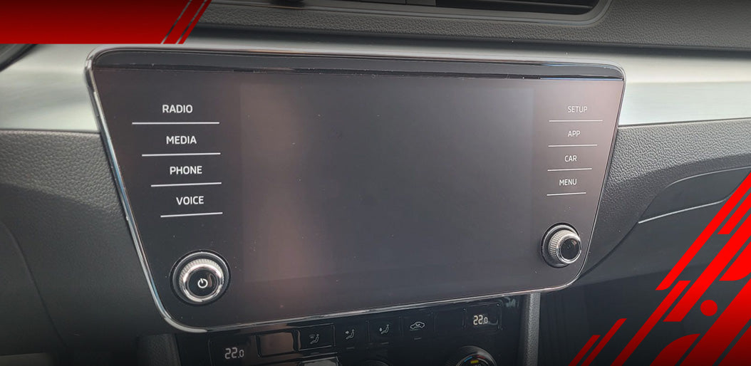 Displayschutzfolie für Skoda Superb 3 8" Amundsen/Bolero (2015-2024) Anti-Fingerprint, Matt