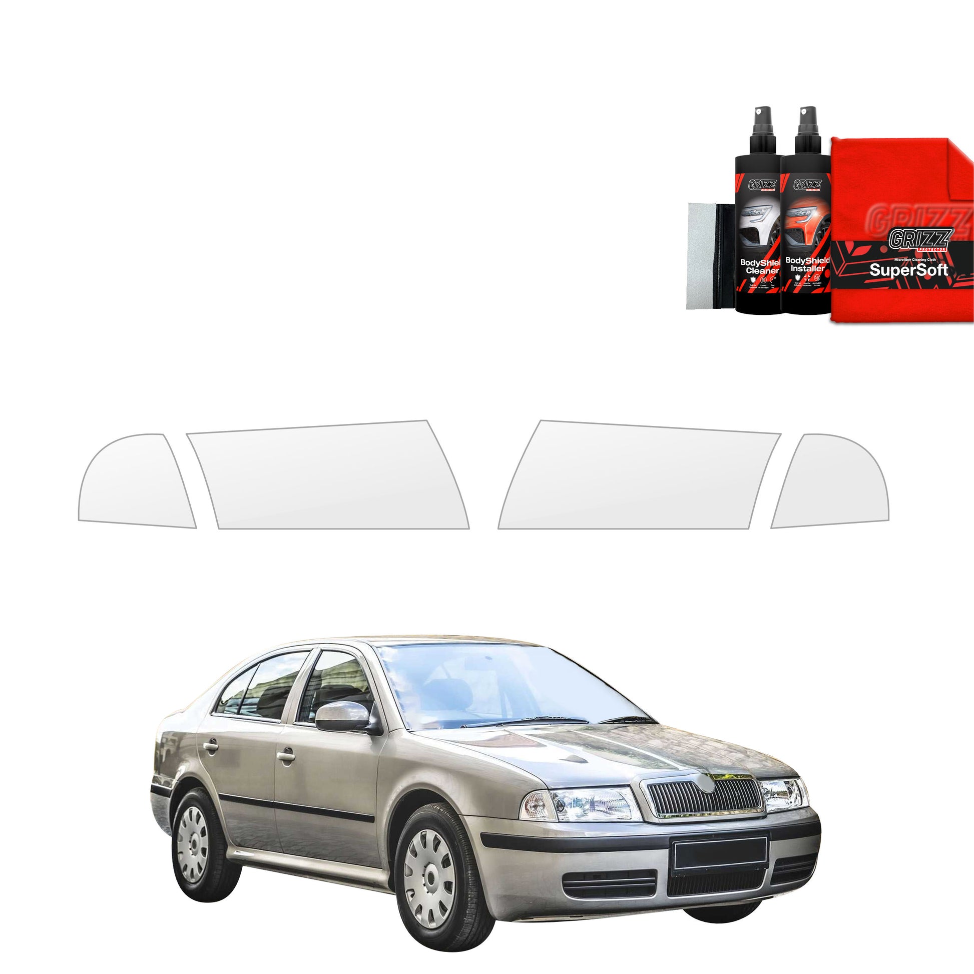 Protective film for exterior car parts – shields against scratches, chips, and scuffs