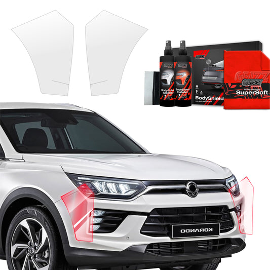 Protective film for exterior car parts – shields against scratches, chips, and scuffs