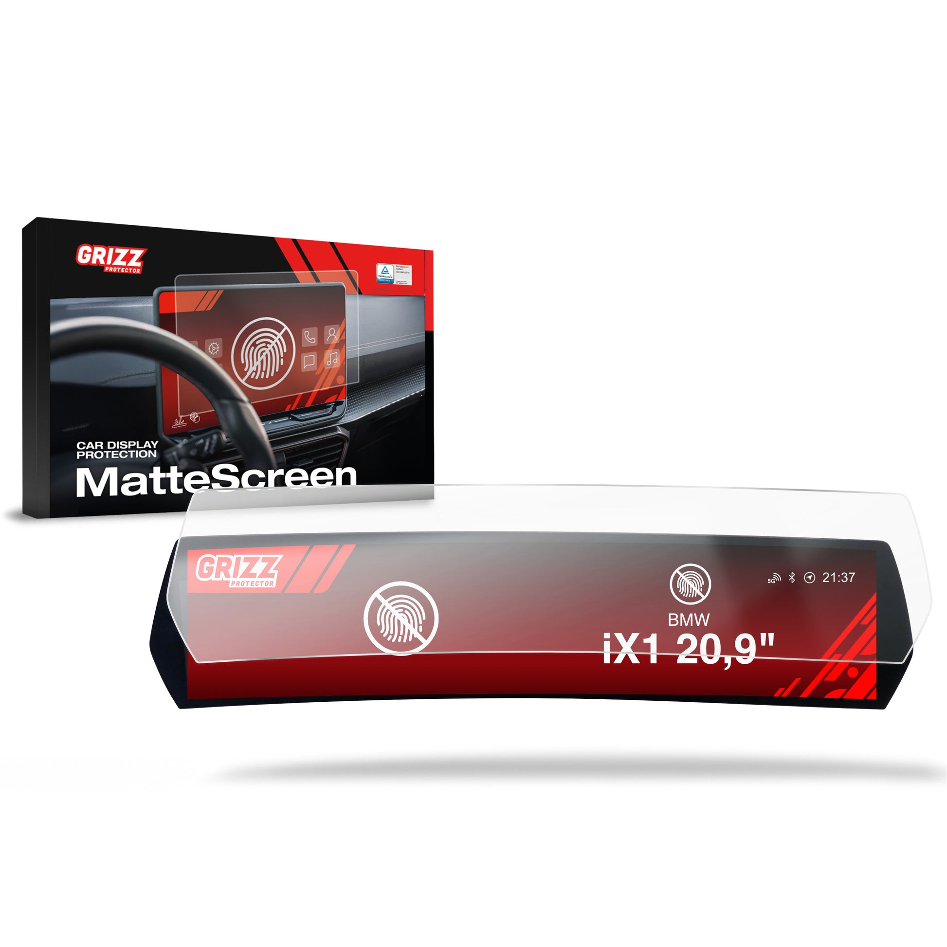 Anti-fingerprint screen protector for car touchscreen