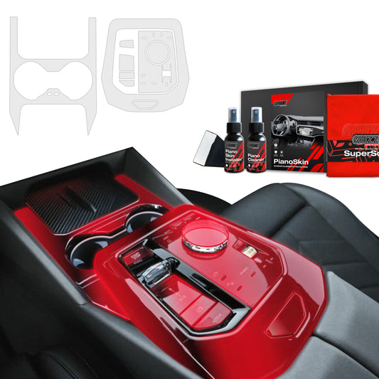 Scratch-resistant film for automotive interior elements