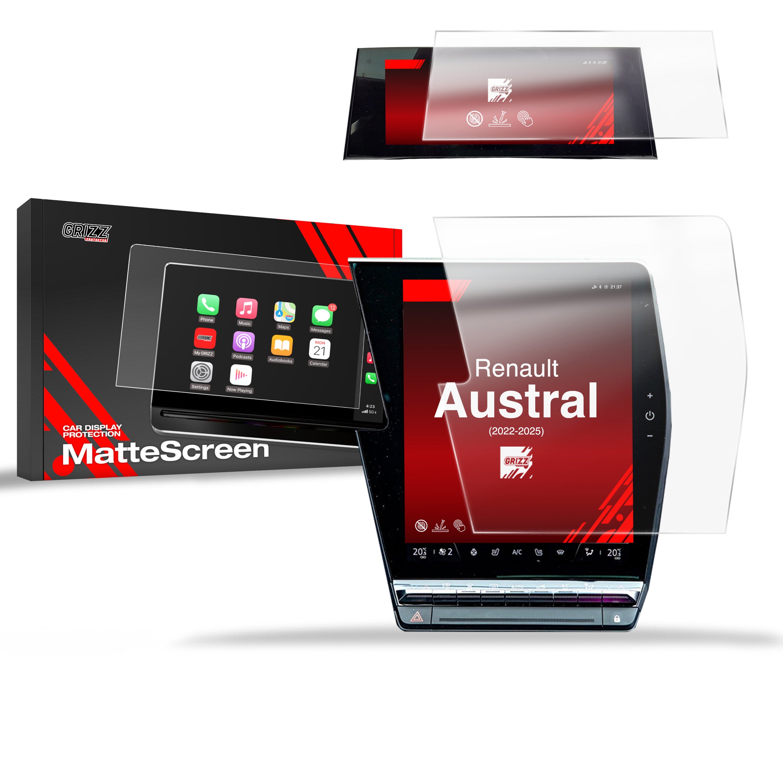 Displayschutzfolien für Renault - Matt & Klar