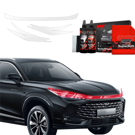 Protective film for exterior car parts – shields against scratches, chips, and scuffs