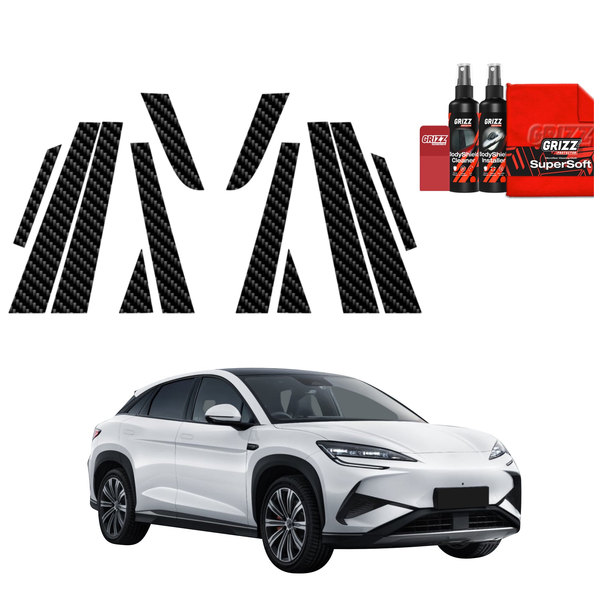 Protective film for exterior car parts – shields against scratches, chips, and scuffs