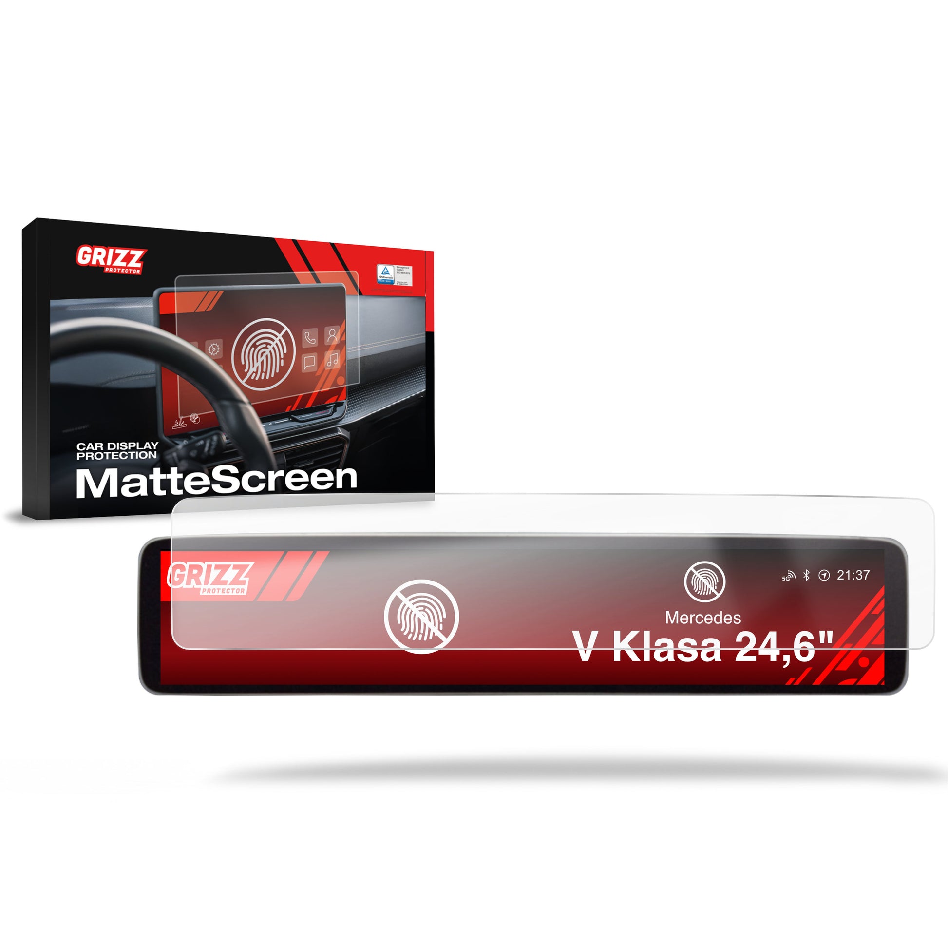 Scratch-resistant film for automotive interior elements