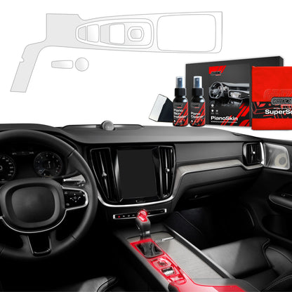 Scratch-resistant film for automotive interior elements