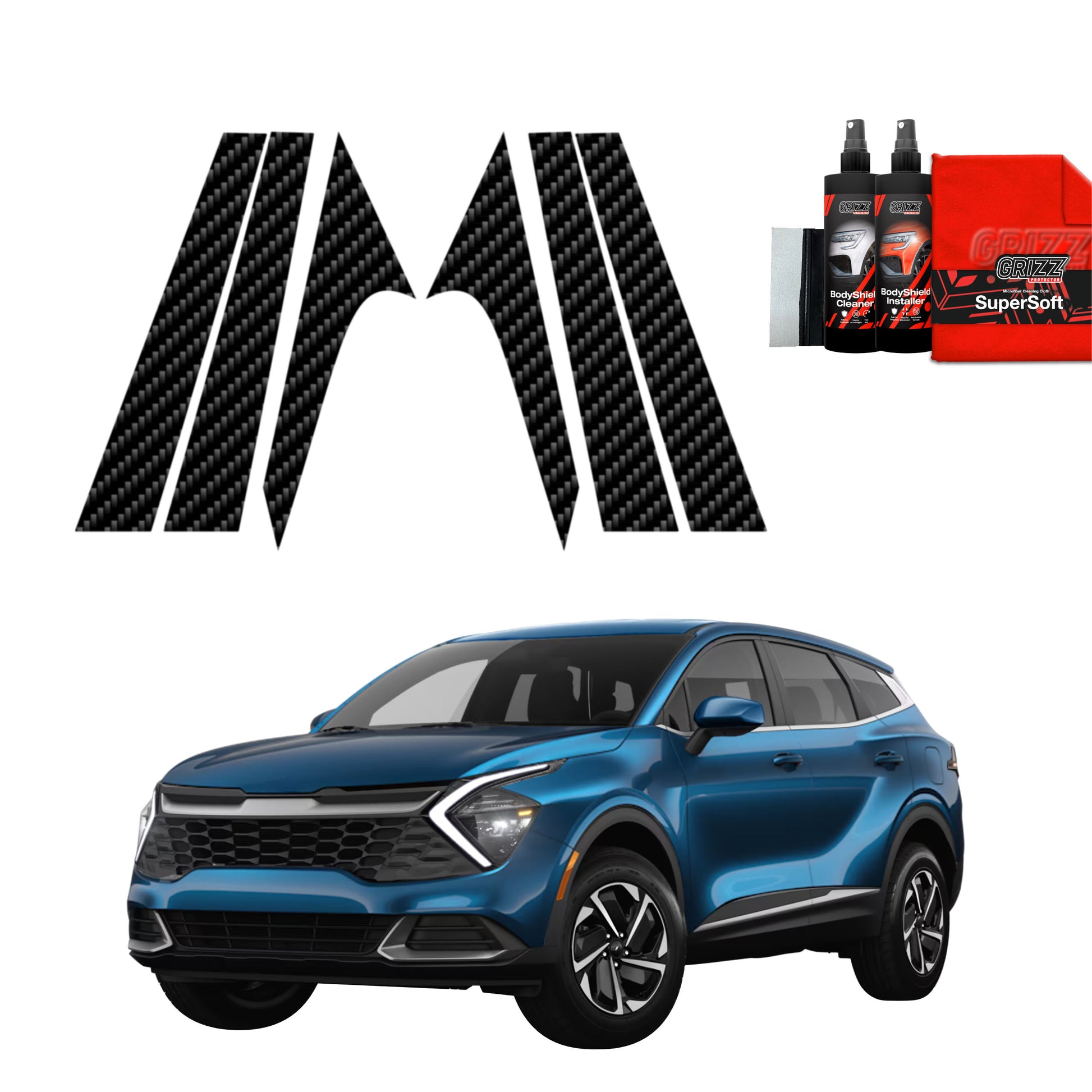 Protective film for exterior car parts – shields against scratches, chips, and scuffs