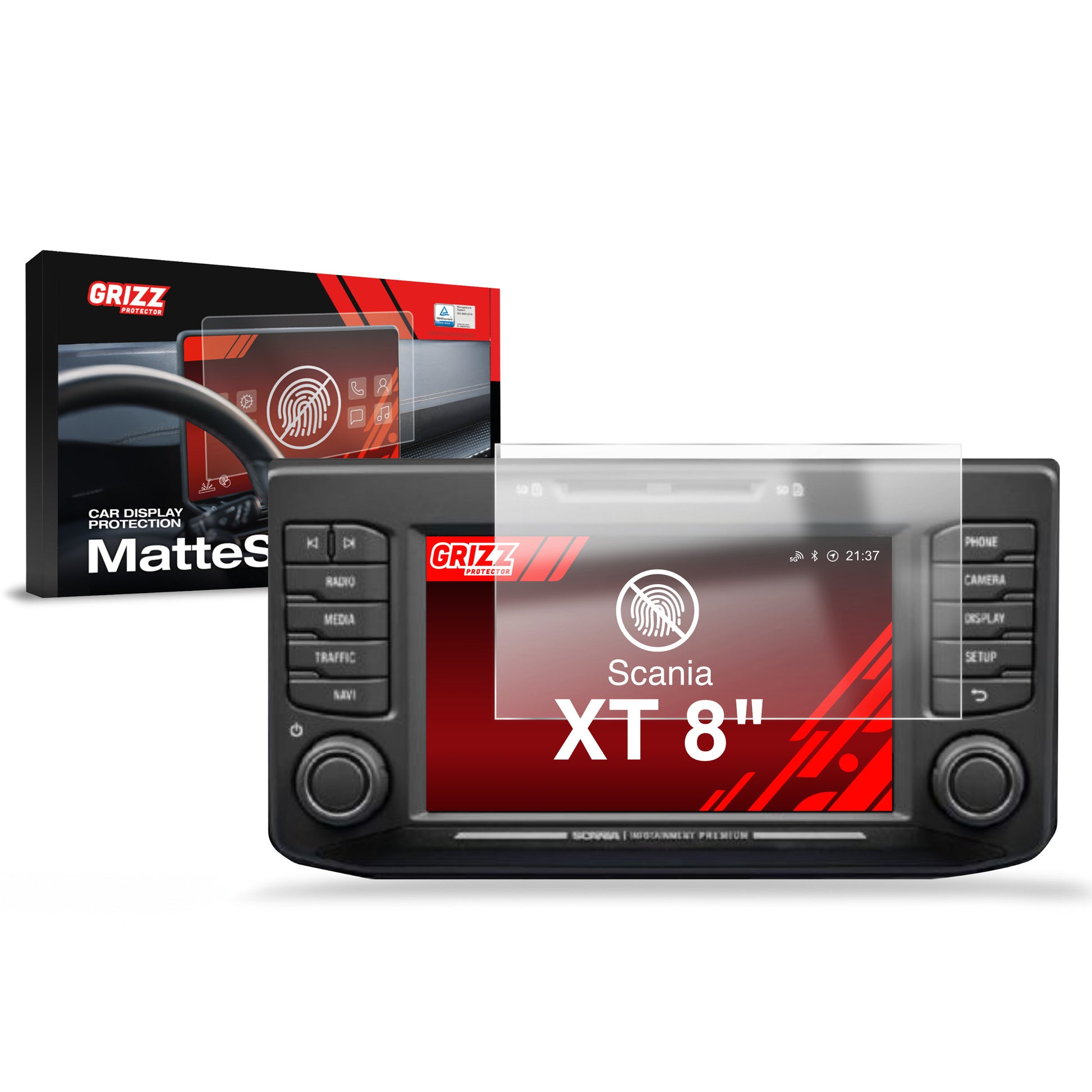 Scratch-resistant film for automotive interior elements