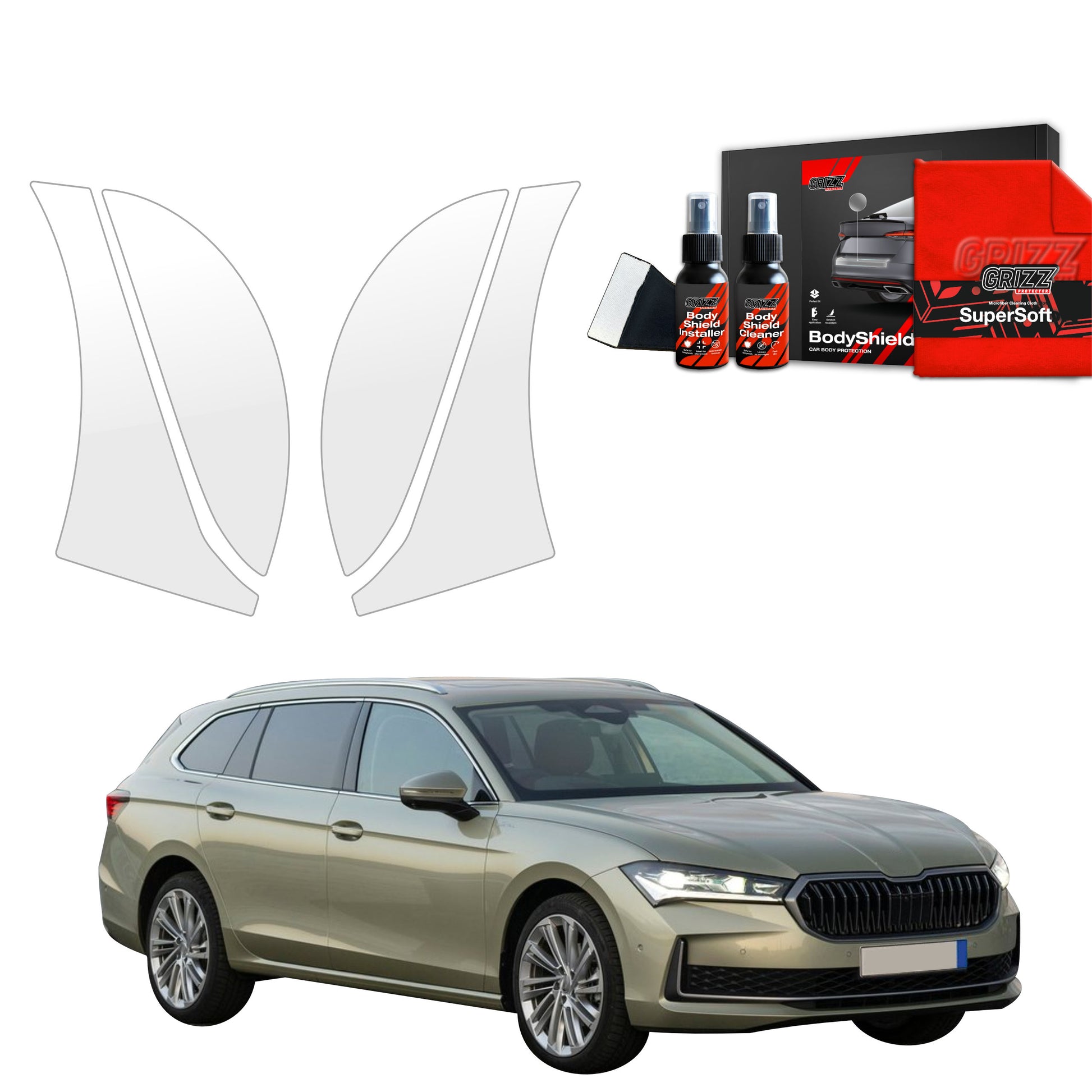Protective film for exterior car parts – shields against scratches, chips, and scuffs
