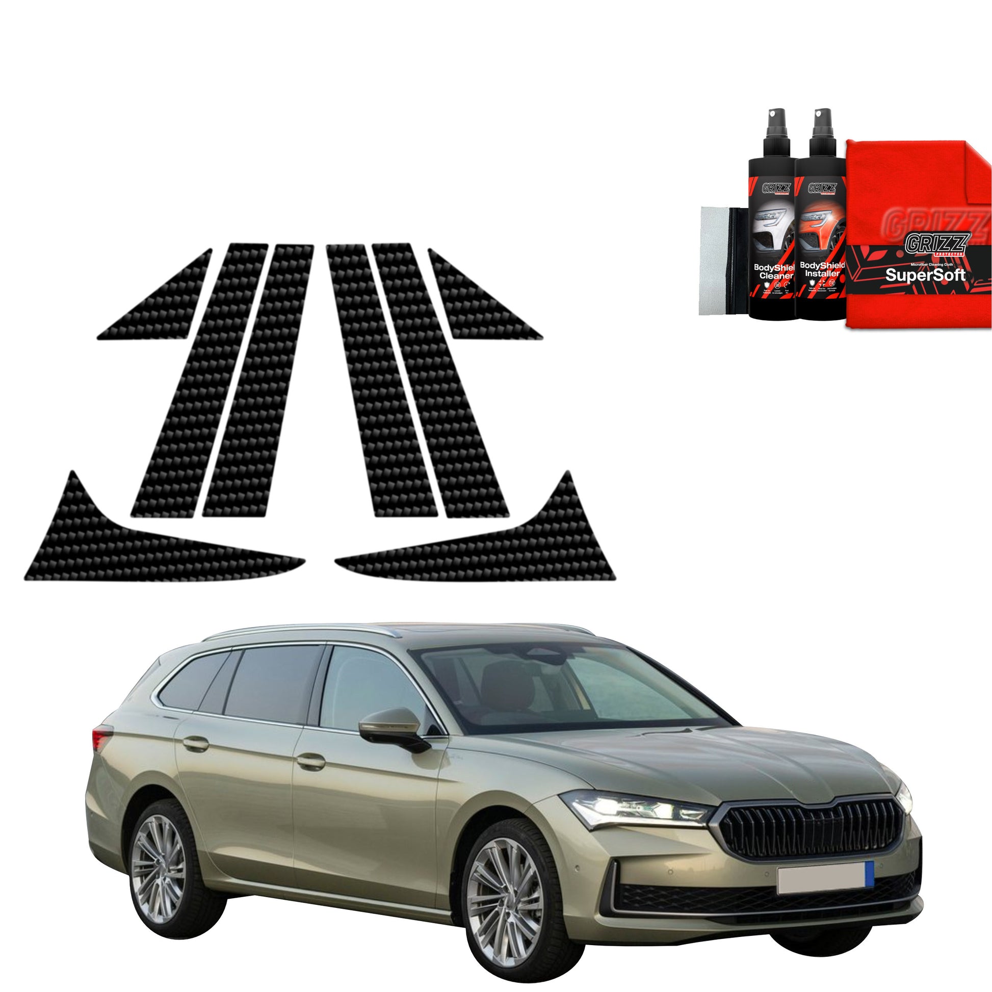 Protective film for exterior car parts – shields against scratches, chips, and scuffs