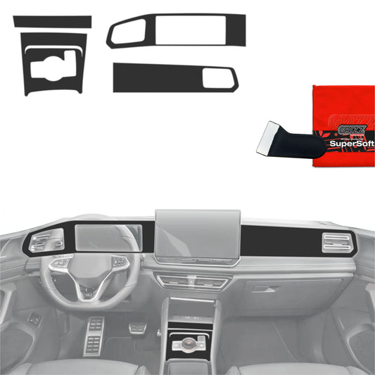 Scratch-resistant film for automotive interior elements