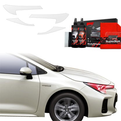 Protective film for exterior car parts – shields against scratches, chips, and scuffs