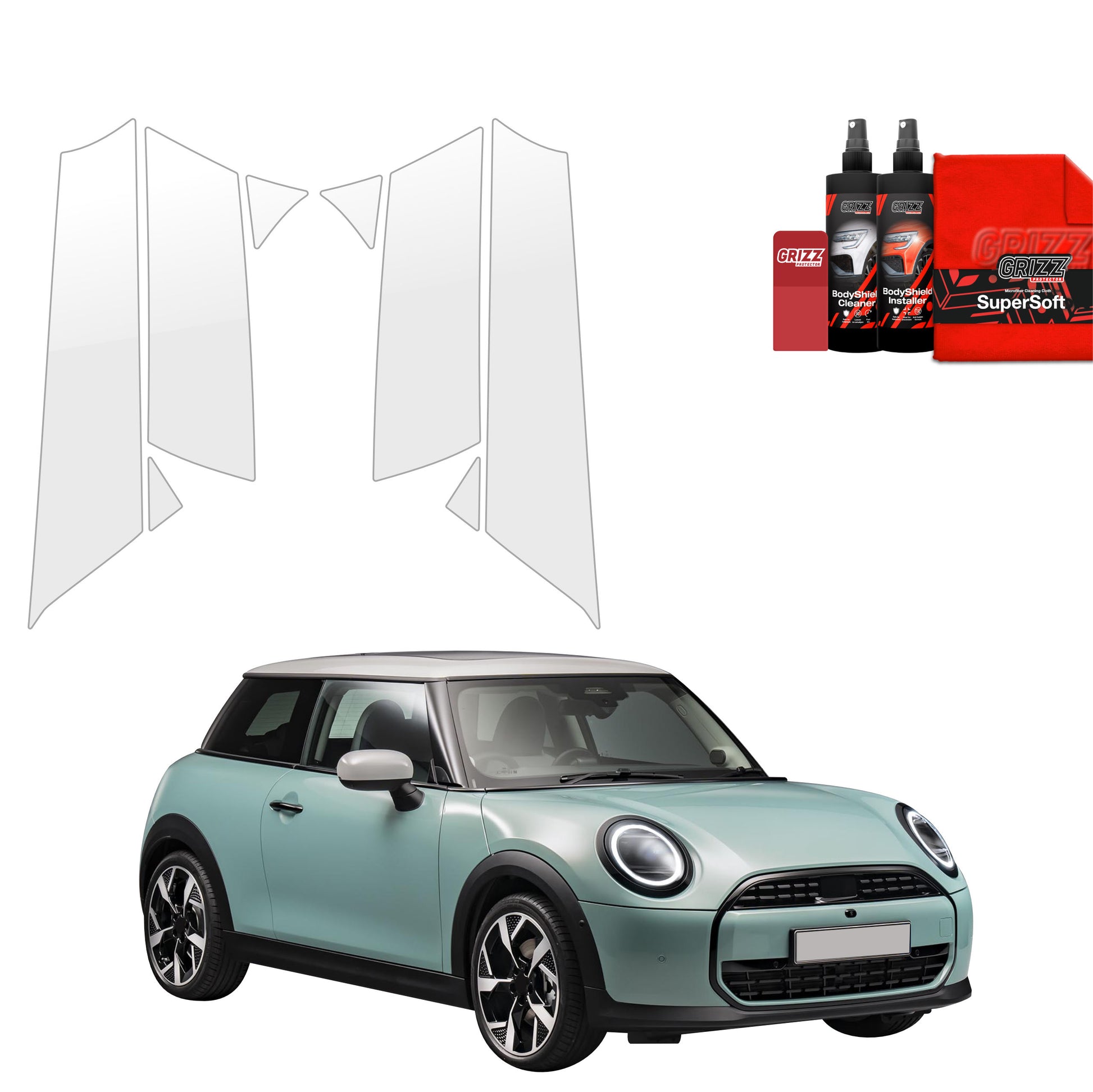 Protective film for exterior car parts – shields against scratches, chips, and scuffs