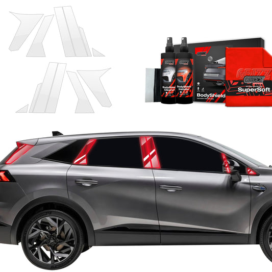 Protective film for exterior car parts – shields against scratches, chips, and scuffs