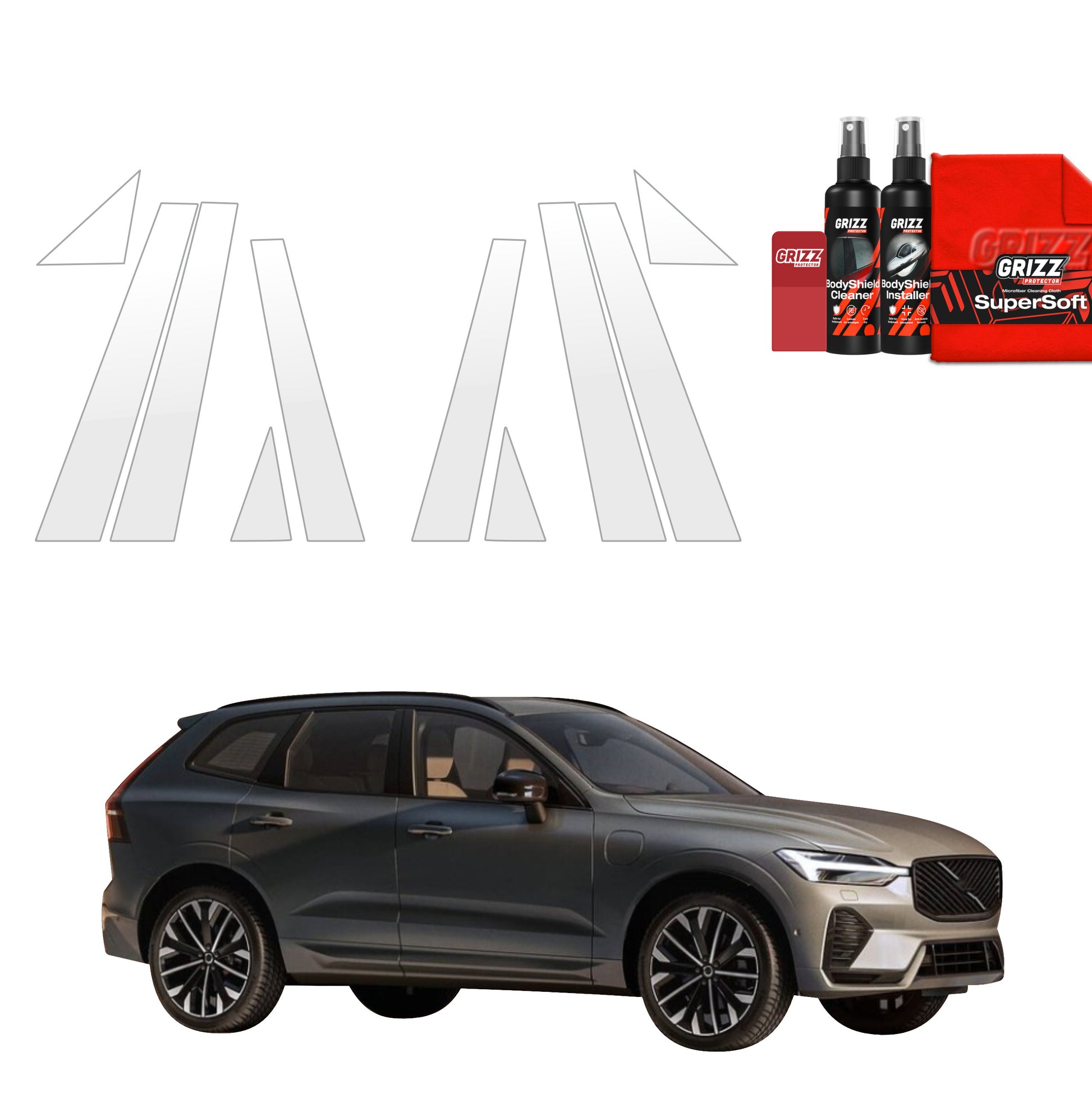 Protective film for exterior car parts – shields against scratches, chips, and scuffs