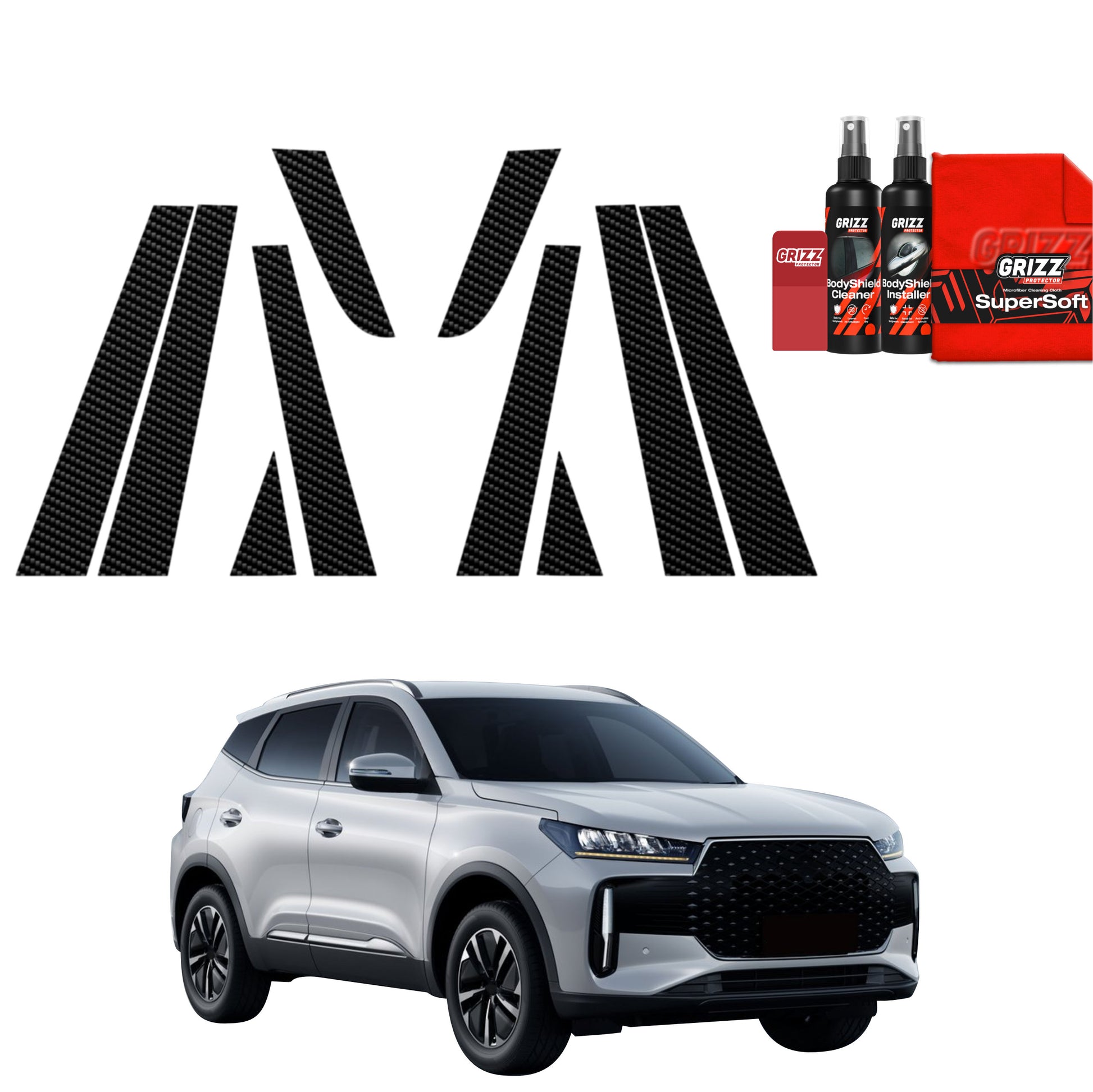 Protective film for exterior car parts – shields against scratches, chips, and scuffs
