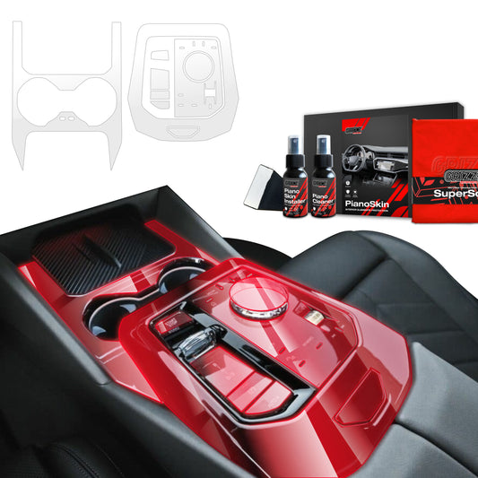 Scratch-resistant film for automotive interior elements