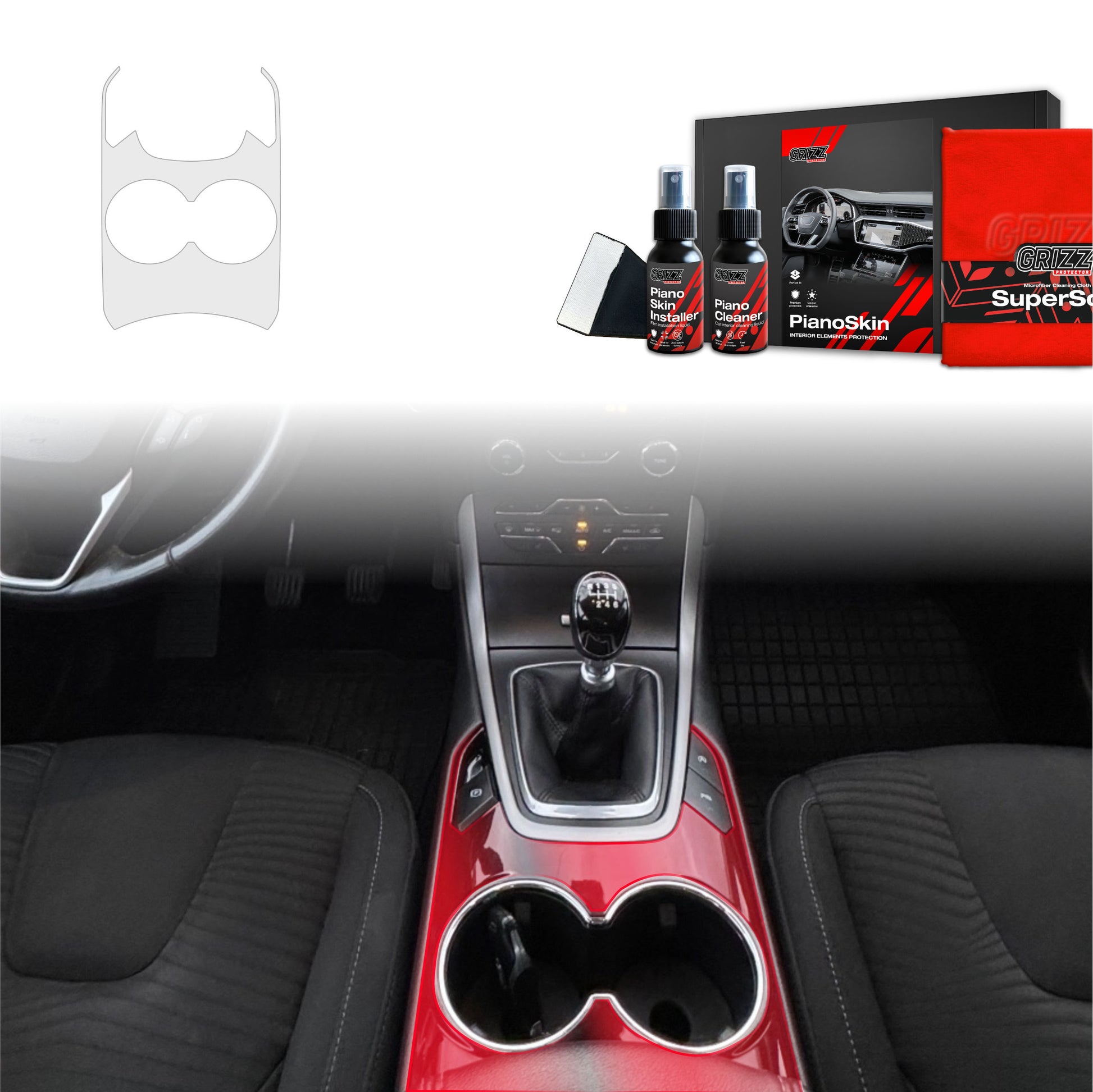 Scratch-resistant film for automotive interior elements