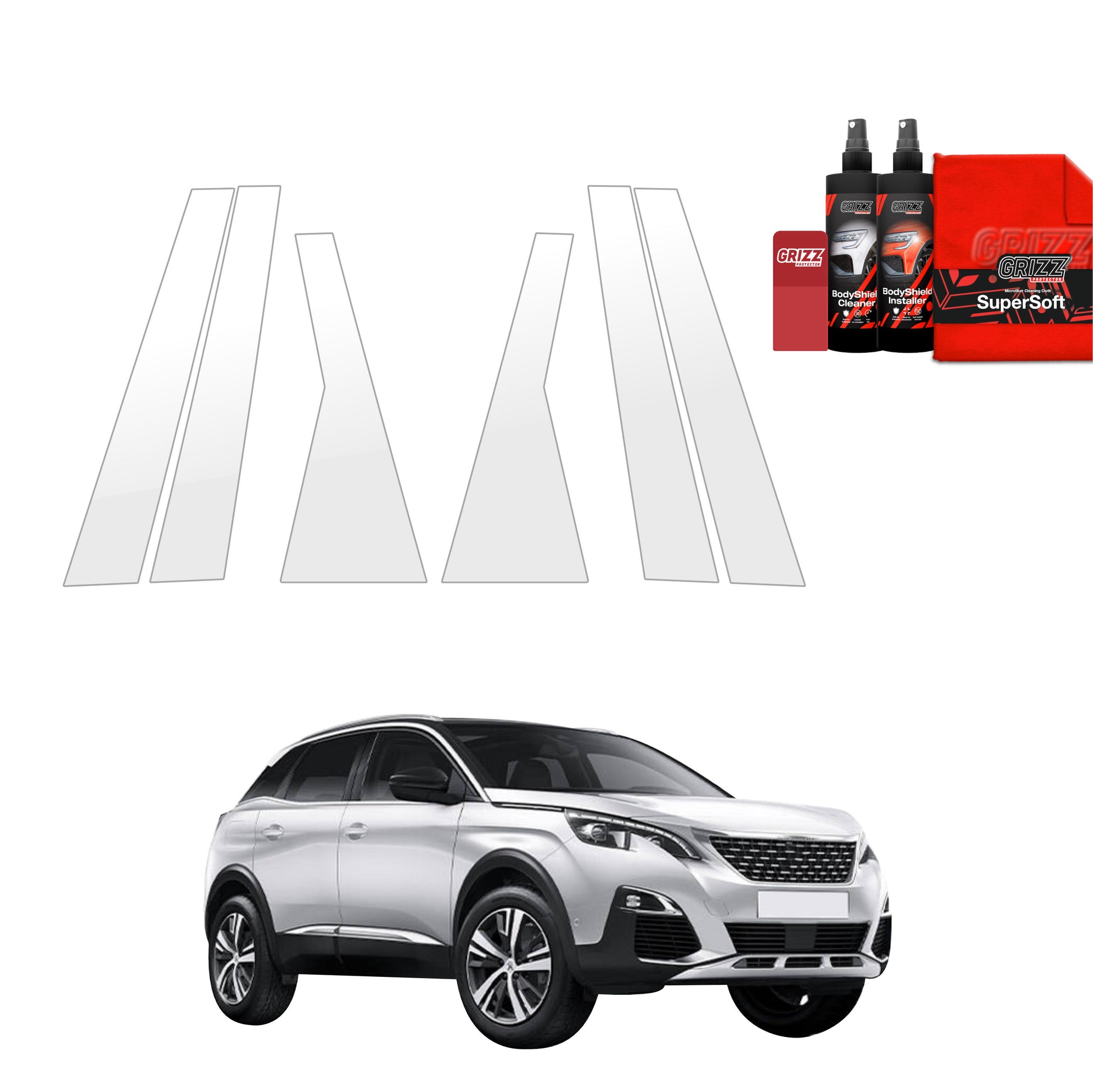 Protective film for exterior car parts – shields against scratches, chips, and scuffs