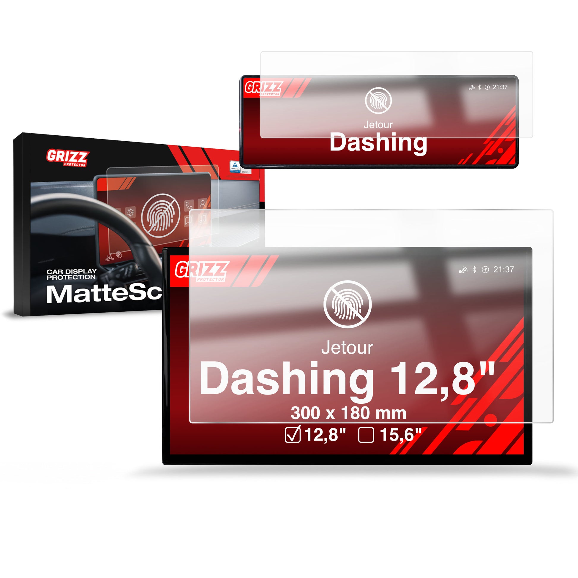 Anti-fingerprint screen protector for car touchscreen