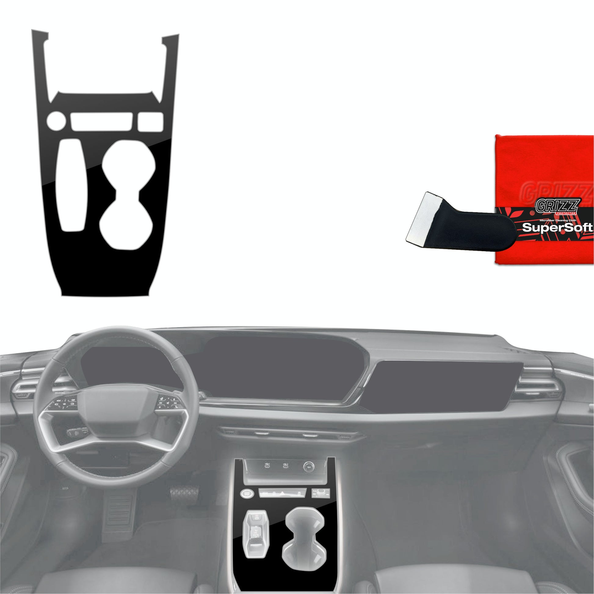 Scratch-resistant film for automotive interior elements