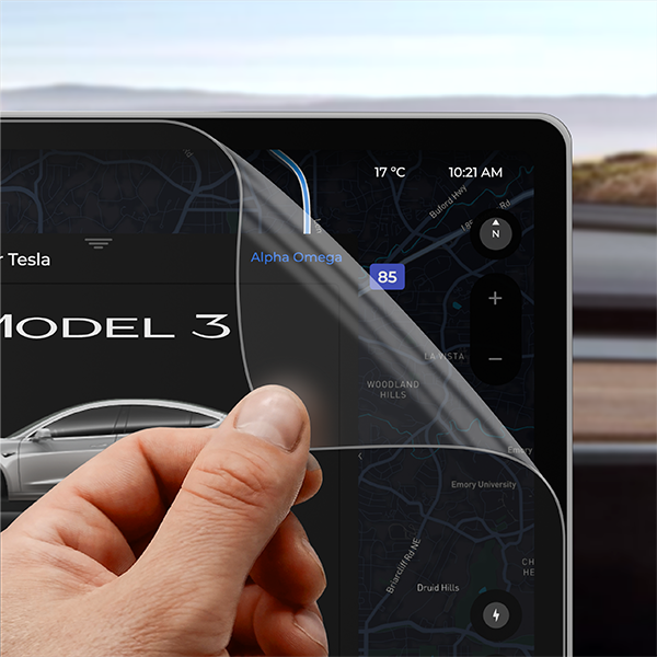 Protective film - safe for car display