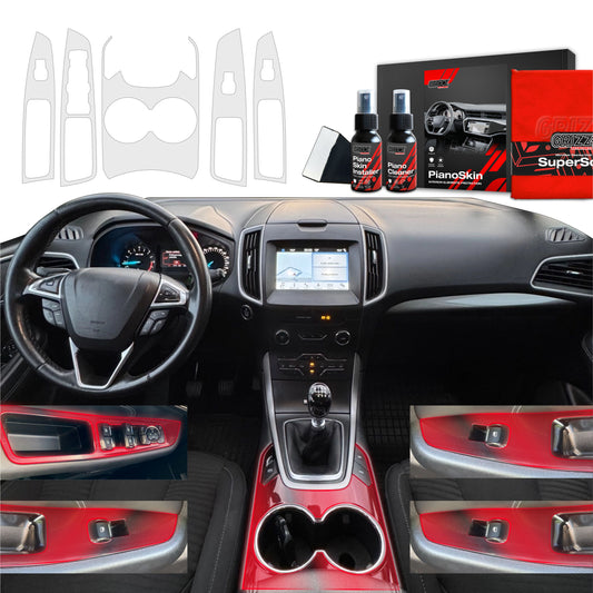 Scratch-resistant film for automotive interior elements