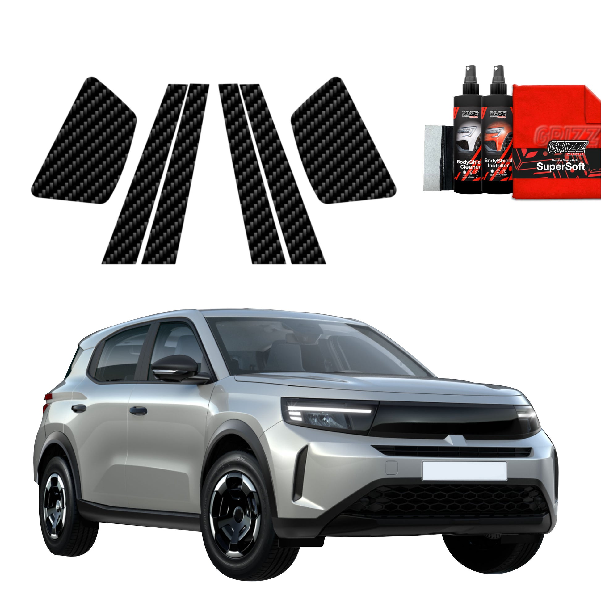 Protective film for exterior car parts – shields against scratches, chips, and scuffs