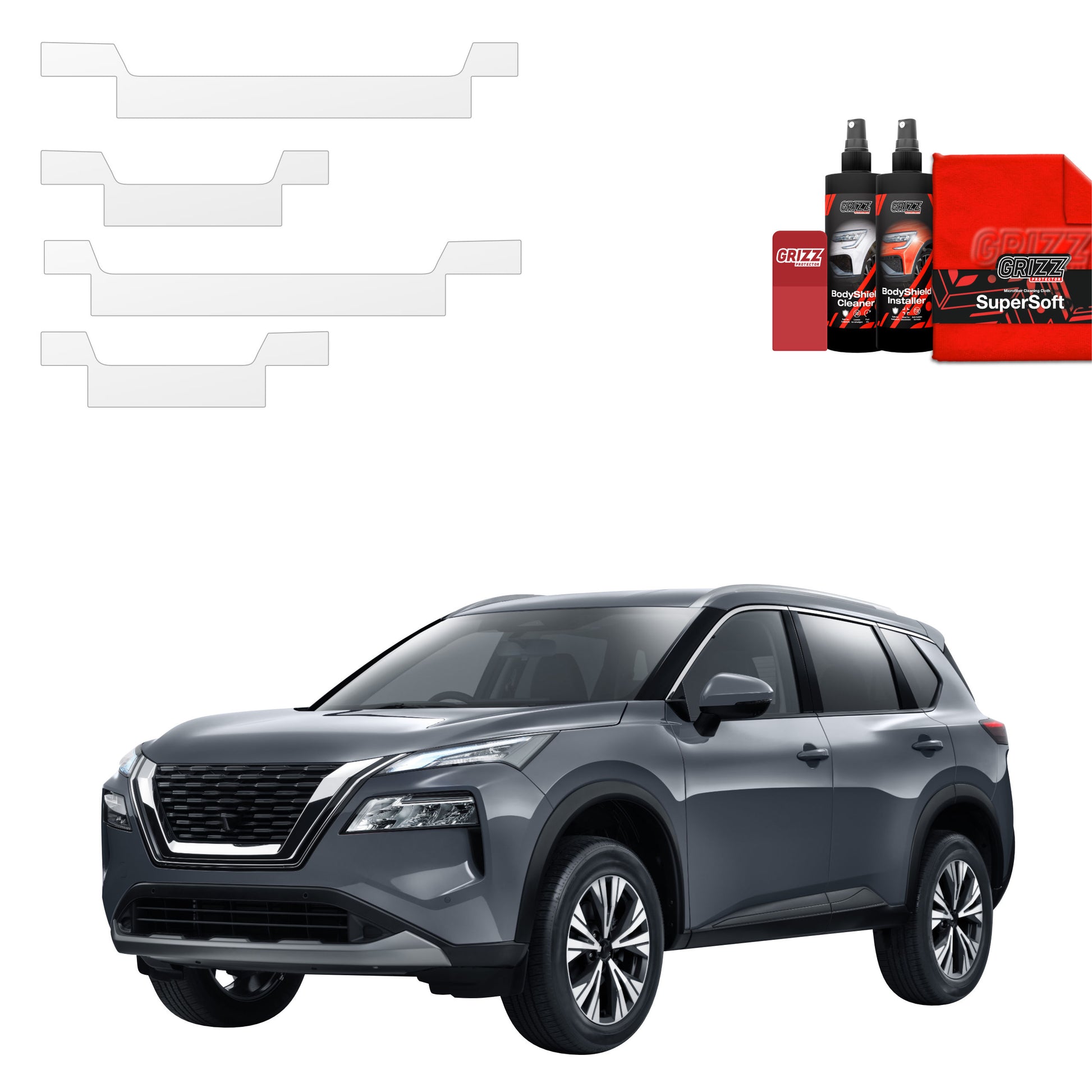 Protective film for exterior car parts – shields against scratches, chips, and scuffs